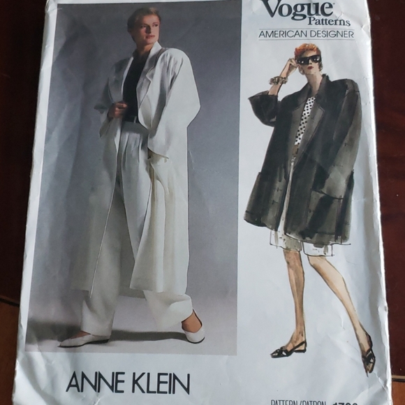 Vogue Pattern Service Other - ANNE KLEIN VOGUE PATTERN